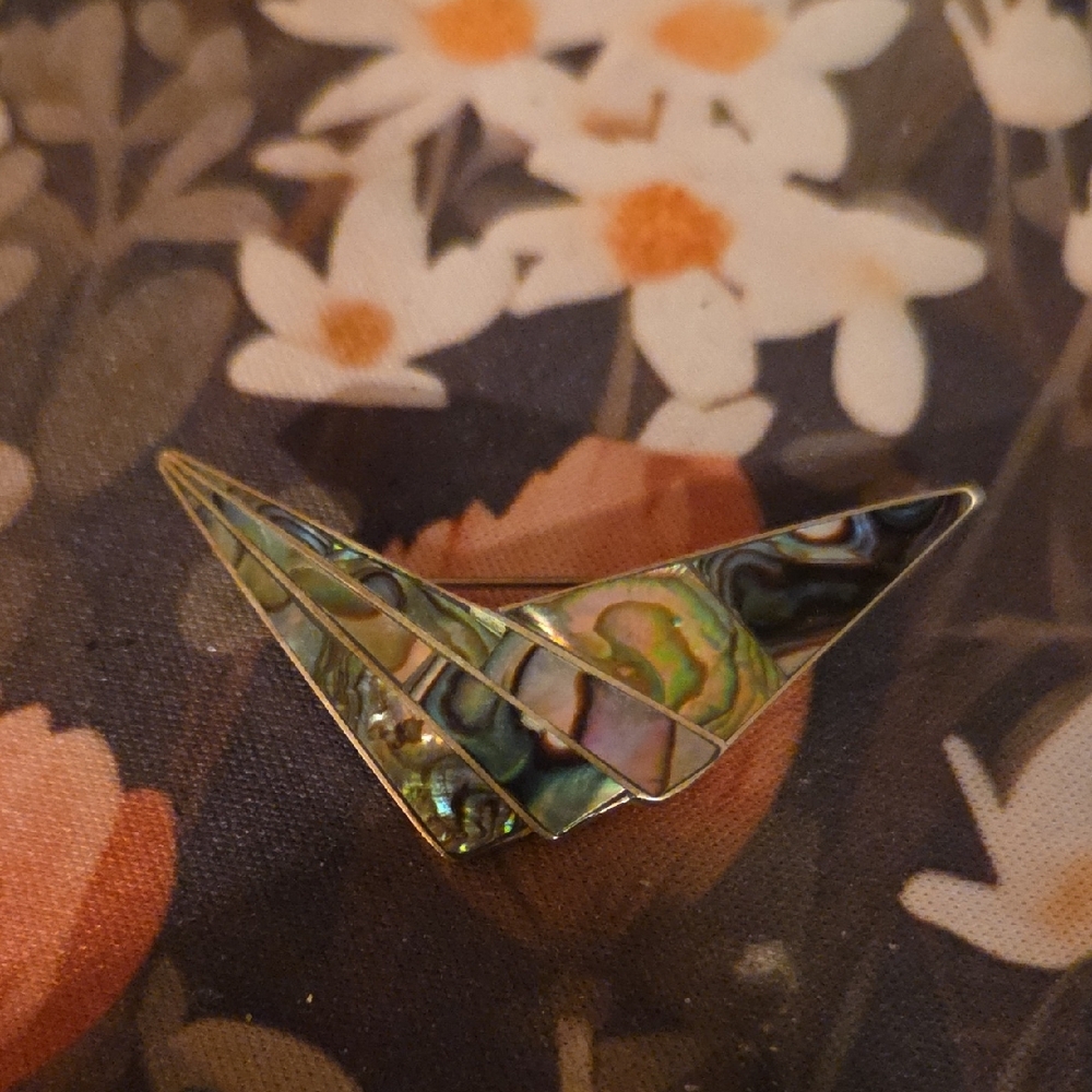 Abalone Shell Brooch